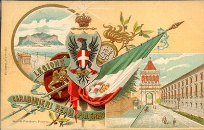 Cartolina del Comando Legione Sicilia