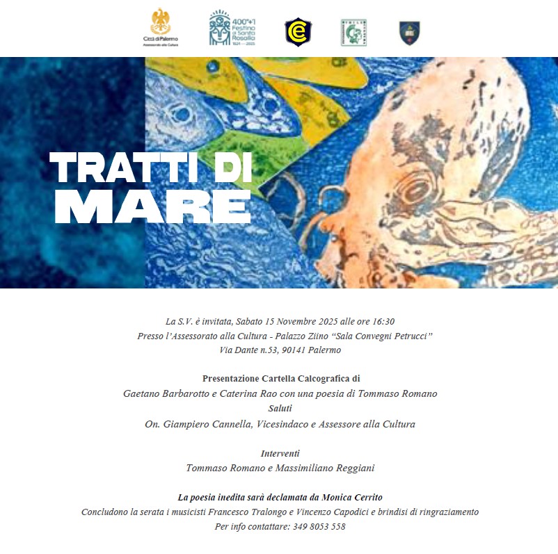 “TRATTI DI MARE” Presentazione di una cartella calcografica