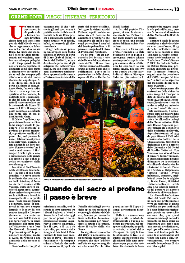 "Quando dal sacro al profano il passo è breve" di Teresa Di Fresco