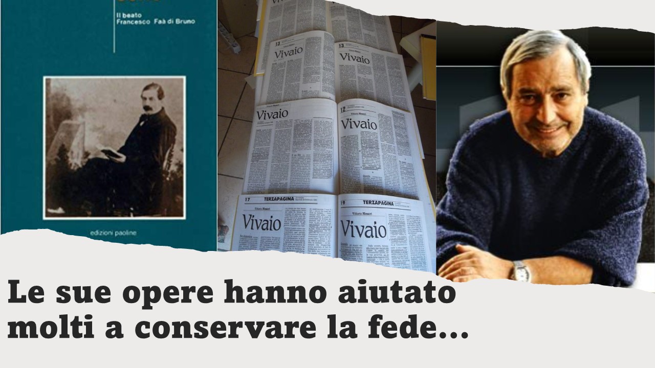 Vittorio Messori: un italiano serio – di Domenico Bonvegna