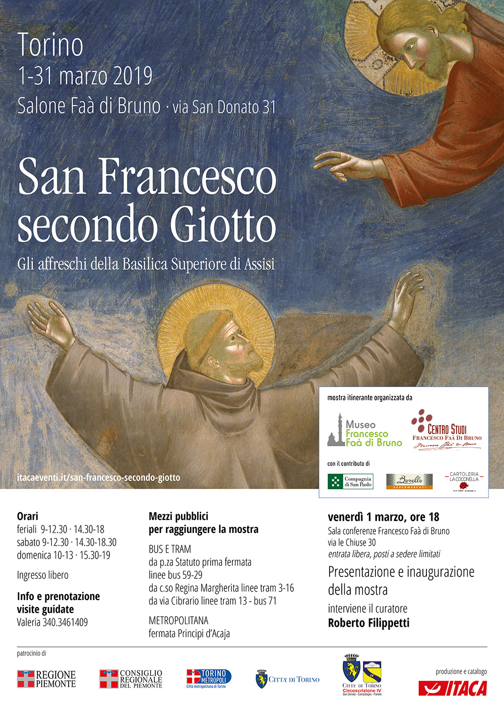 “Una mostra per riscoprire il grande genio di San Francesco attraverso gli affreschi di Giotto” di Domenico Bonvegna